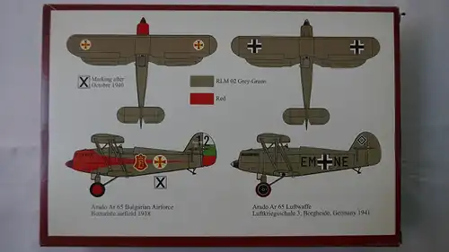 RS Models Arado Ar 65-1:72-9218-Modellflieger-OVP-0952