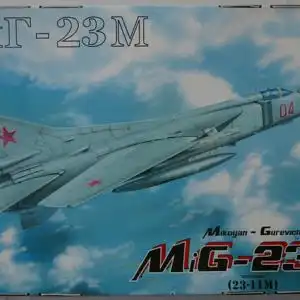 R.V. Aircraft Mikoyan-Gurevich MiG-23M (obj.23-11M)-1:72-72009-Modellflieger-OVP-0950