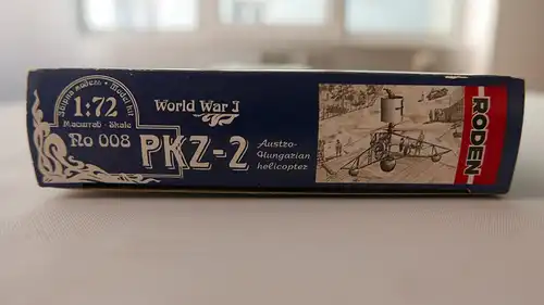 Roden PKZ-2 World War 1 Austro-Hungarian Helicopter-1:72-008-Modellflieger-OVP-0928