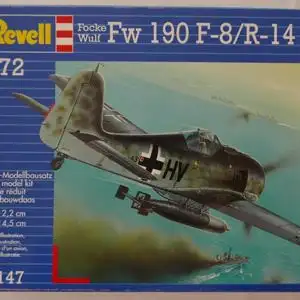 Revell Focke Wulf Fw 190 F-8/R-14 Torpedo-fighter-1:72-04147-Modellflieger-OVP-0923