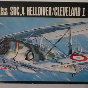 Heller Curtiss SBC.4 Helldiver/Celveland I-1:72-285-Modellflieger-OVP-0907