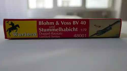 Warlord Blohm &amp; Voss BV 40 u. Stummelhabicht-Doppelbausatz-1:72-48001-Modellflieger-OVP-0901