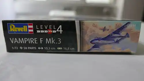 Revell Vampire F Mk.3-1:72-03934-Modellflieger-OVP-0893