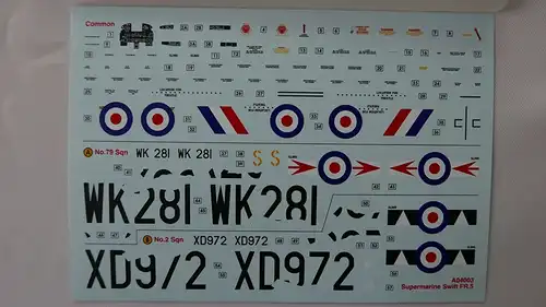 Airfix Supermarine Swift FR.5-1:72-A04003-Modellflieger-OVP-0891