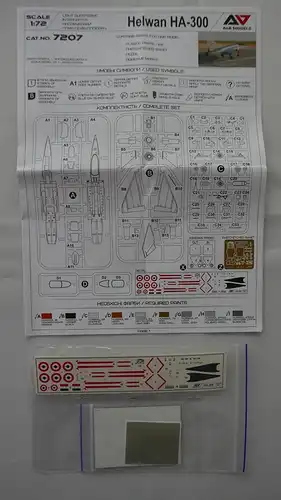 A &amp; A Models HA-300 Light Supersonic Interceptor-1:72-7207-Modellflieger-OVP-0888