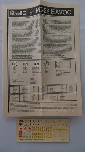 Revell Mil MI-28 Havoc-1:72-4489-Bauteile versiegelt-Modellflieger-OVP-0877