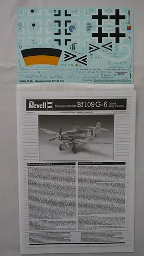 Revell Messerschmitt Bf 109 G-6 Late &amp; early version-1:32-04665-OVP-0873