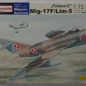 AZ model Mikoyan Gurevich Mig-17F/Lim-5 "Fresco-C"-1:72-AZ 7329-Modellflieger-OVP-0856