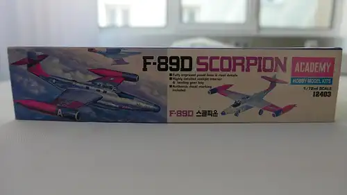 Academy F-89D Scorpion-1:72-12403-Bauteile versiegelt-Modellflieger-OVP-0852