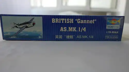 Trumpeter British "Gannet" AS.MK. 1/4-1:72-01629-Modellflieger-Bauteile versiegelt-OVP-0841