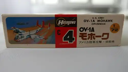 Hasegawa Mohawa Grumman OV-1A U.S. Army-1:72-C4 (C004:450)-Modellflieger-OVP-0830