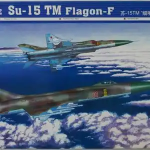 Trumpeter Su-15 TM Flagon-F-1:72-01623-Modellflieger-Bauteile versiegelt-OVP-0804