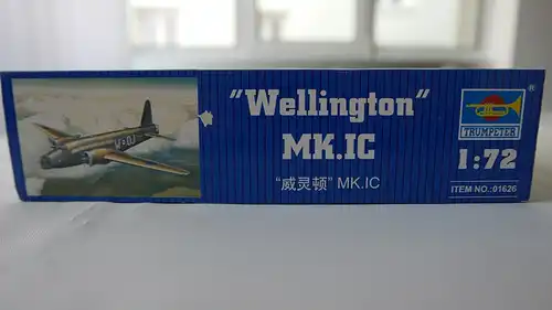Trumpeter "Wellington" MK.IC-1:72-01626-Modellflieger-Bauteile versiegelt-OVP-0801
