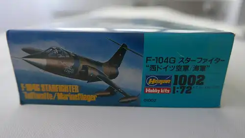 Hasegawa F-104G Starfighter "Luftwaffe/Marineflieger"-1:72-01002-OVP-0799