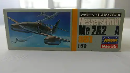 Hasegawa Messerschmitt Me 262A-1:72-851-2 Bausätze-Modellflieger-1 OVP-0797