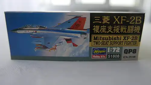 Hasegawa Mitsubishi XF-2B Two-Seat Support Fighter-1:72-51808-Modellflieger-OVP-0793