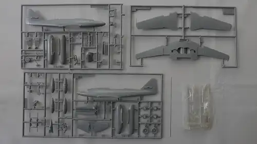 Hasegawa Messerschmitt Me 262 B-1:72-852-Modellflieger-OVP-0788