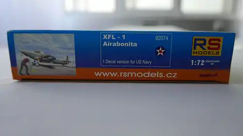 RS Models XFL-1 Airabonita American navy fighter-1:72-92074-Modellflieger-OVP-0782