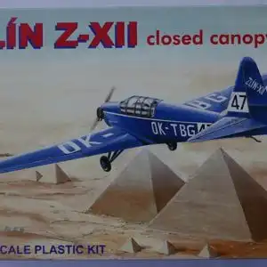 RS Models Zlin Z-XII closed canopy-1:72-92041-Modellflieger-OVP-0779