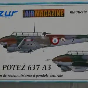 Azur Air Magazine Potez 637 A3-1:72-001-Modellflieger-OVP-0763