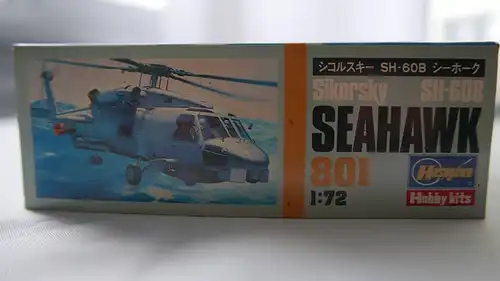 Hasegawa Sikorsky SH-60B Seahawk-1:72-801-Modellflieger-OVP-0755