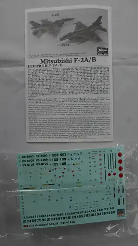 Hasegawa Mitsubishi F-2A/B (J.A.S.D.F Support Fighter)-1:72-00545 (E15)-Modellflieger-0751