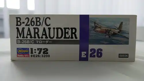 Hasegawa B-26B/C Marauder-1:72-00556 (E26)-Modellflieger-OVP-0746