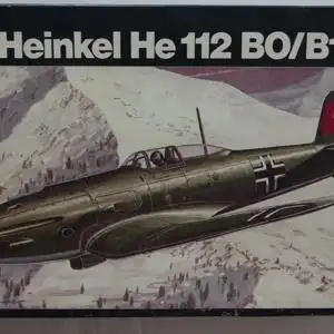 Heller Heinkel He 112 B0/B1-1:72-240-Modellflieger-OVP-0736