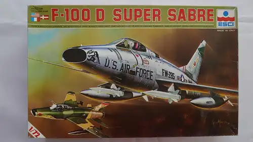 Esci North American F-100-1:72-9042 und F-100 D Super Sabre-1:72-9022-Modellflieger-0734