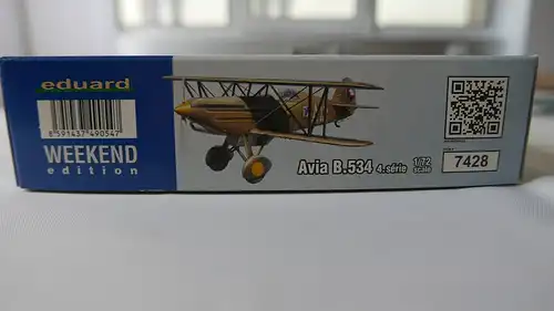 Eduard Avia B.534 4.serie-1:72-7428-Modellflieger-OVP-0729