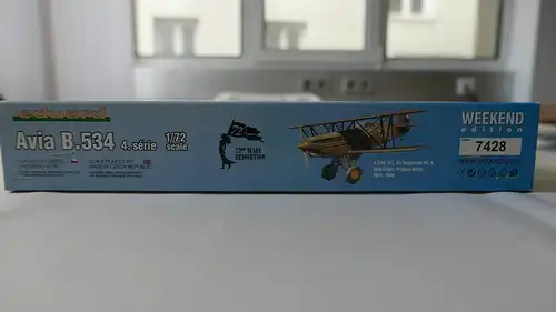 Eduard Avia B.534 4.serie-1:72-7428-Modellflieger-OVP-0729