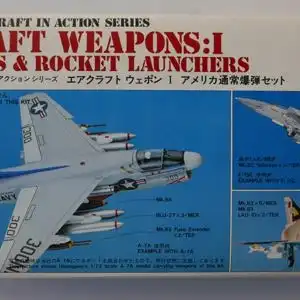Hasegawa Aircraft Weapons: I U.S. Bombs &amp; Rocket Launchers-1:72-X72/1-OVP-0720