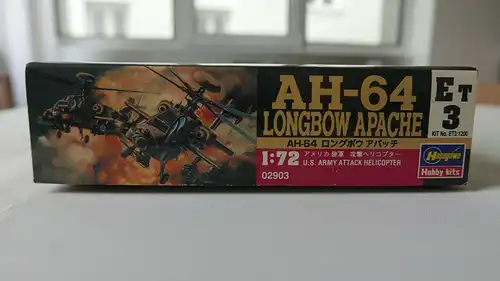 Hasegawa AH-64 Longbow Apache-1:72-02903 (ET3)-Modellflieger-OVP-0184