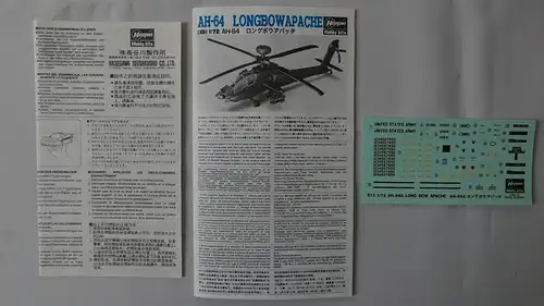 Hasegawa AH-64 Longbow Apache-1:72-02903 (ET3)-Modellflieger-OVP-0184