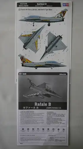 Hobby Boss Rafale B-1:72-87245-Bauteile versiegelt-Modellflieger-OVP-0700
