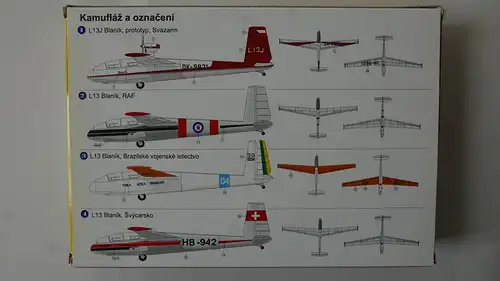 AZ Model L-13J/L13 Blaník-1:72-AZCZ4-Modellflieger-OVP-0686