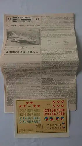 KP Suchoj Su-7 BKL-1:72-No.25-Modellflieger-OVP-0685