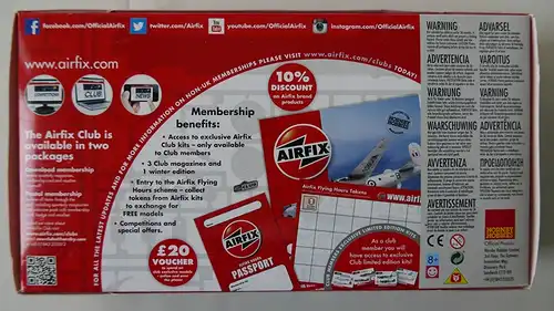 Airfix Royal Aircraft Factory BE2c-1:72-A02101-Modellflieger-OVP-0683