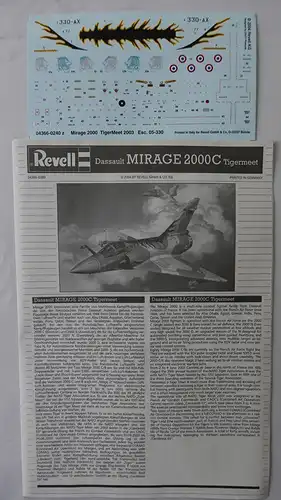 Revell Dassault Mirage 2000C Tigermeet-1:72-04366-Modellflieger-OVP-0673