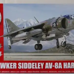 Airfix Hawker Siddeley AV-8A Harrier-1:72-A04057-Modellflieger-OVP-0668