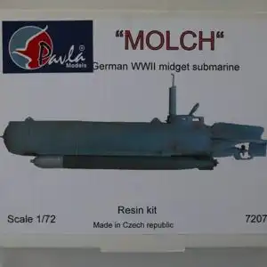 Pavla Models "Molch" German WWII midget submarine-1:72-72070-OVP-0647
