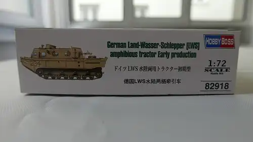 Hobby Boss German-Land-Wasser-Schlepper-1:72-82918-Militärfahrzeug-OVP-0630
