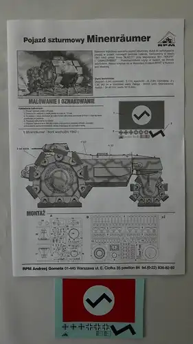 RPM Minenräumer Zitadelle Kursk 1943-1:35-35100-Militärfahrzeug-OVP-0629