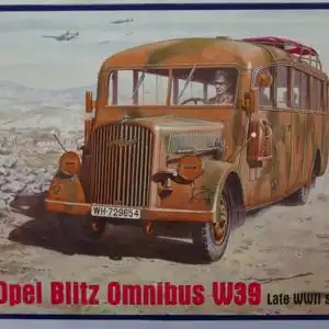 Roden Opel Blitz Omnibus W39 Late WWII service-1:72-726-Omnibus-Kraftfahrzeug-OVP-0627