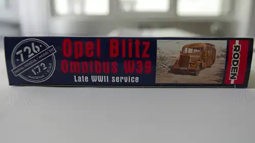 Roden Opel Blitz Omnibus W39 Late WWII service-1:72-726-Omnibus-Kraftfahrzeug-OVP-0627