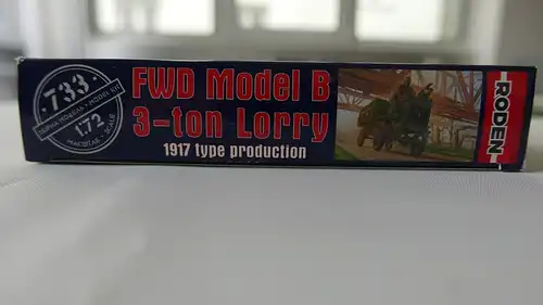 Roden FWD Model B 3-ton Lorry-1:72-733-LKW-Militärfahrzeug-OVP-0626