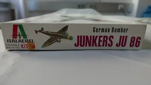Italeri/Italaerei Junkers Ju86 D1 German Bomber-1:72-No 114-Modellflieger-OVP-0605