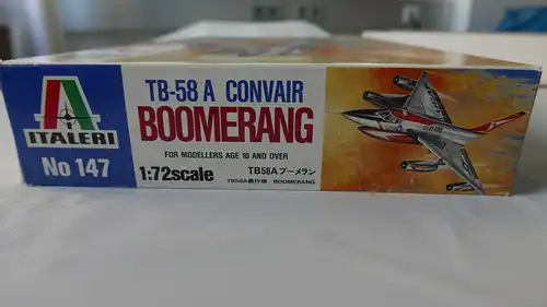 Italeri Convair TB-58 A Boomerang-1:72-No 147-Modellflieger-OVP-0603