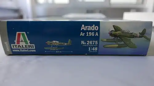 Italeri Arado Ar 196 A-1:48-2675-Modellflieger-OVP-0596