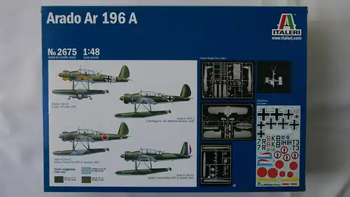 Italeri Arado Ar 196 A-1:48-2675-Modellflieger-OVP-0596